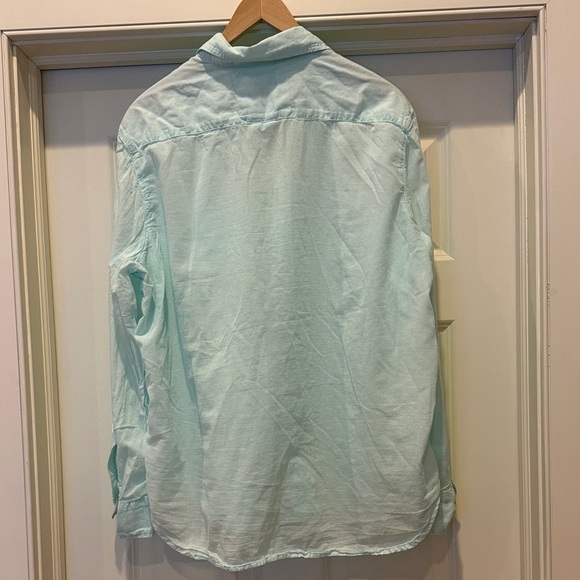 Frank & Eileen Soft Green Casual Blouse - Picture 4 of 5